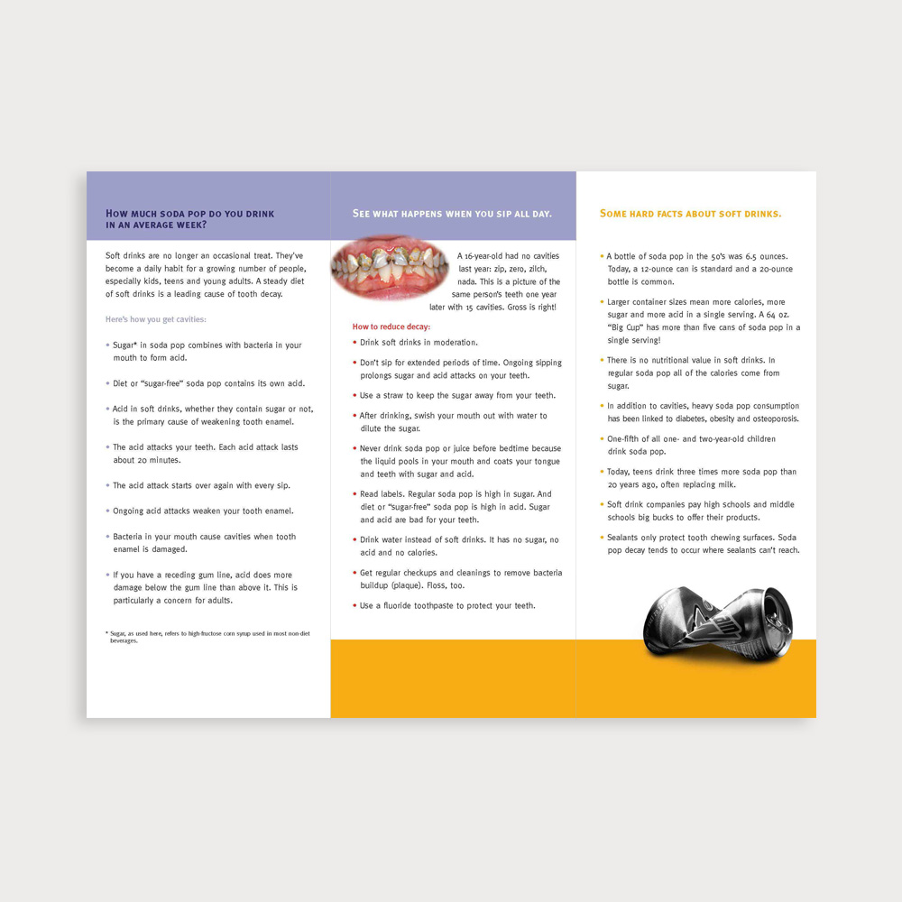 sip all day brochure 50 pack minnesota dental association