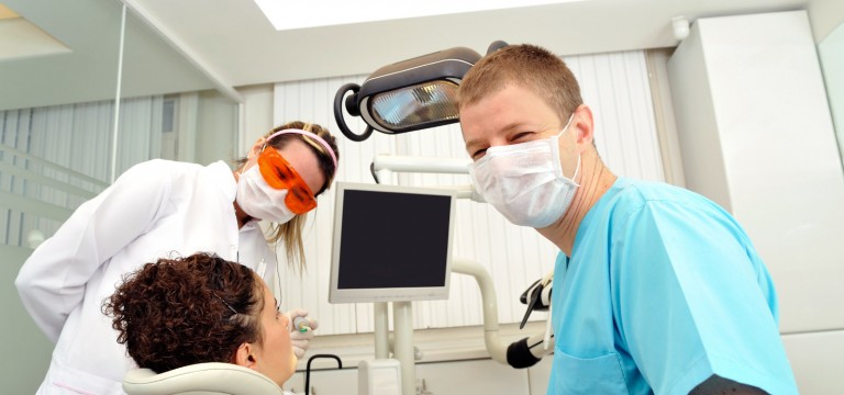 Dentists with Patient